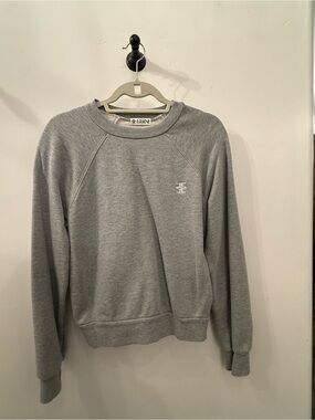Eterne Gray Men's Crewneck Sweatshirt with Subtle Logo